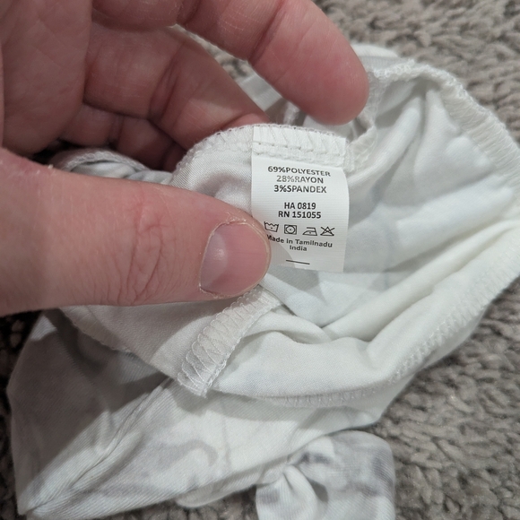 Copper Pearl Gray Marble Baby Hat - Picture 5 of 5